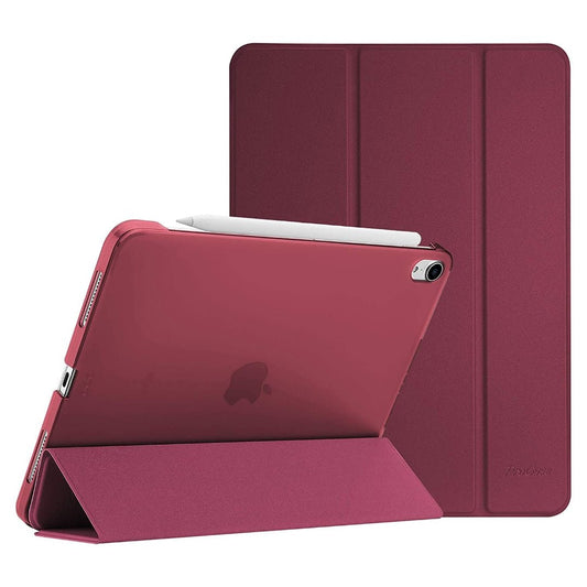 ProCase - Smart Folio for iPad Air 10.9-inch (5th and 4th Generation) - Wine - - Maxandfix -