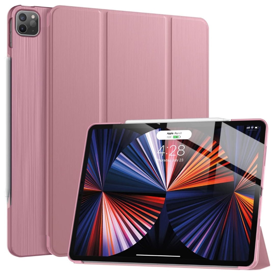 Soke - Smart Folio for iPad Pro 12.9-inch (6th, 5th, 4th and 3rd Generation) - Fuchsia - - Maxandfix -