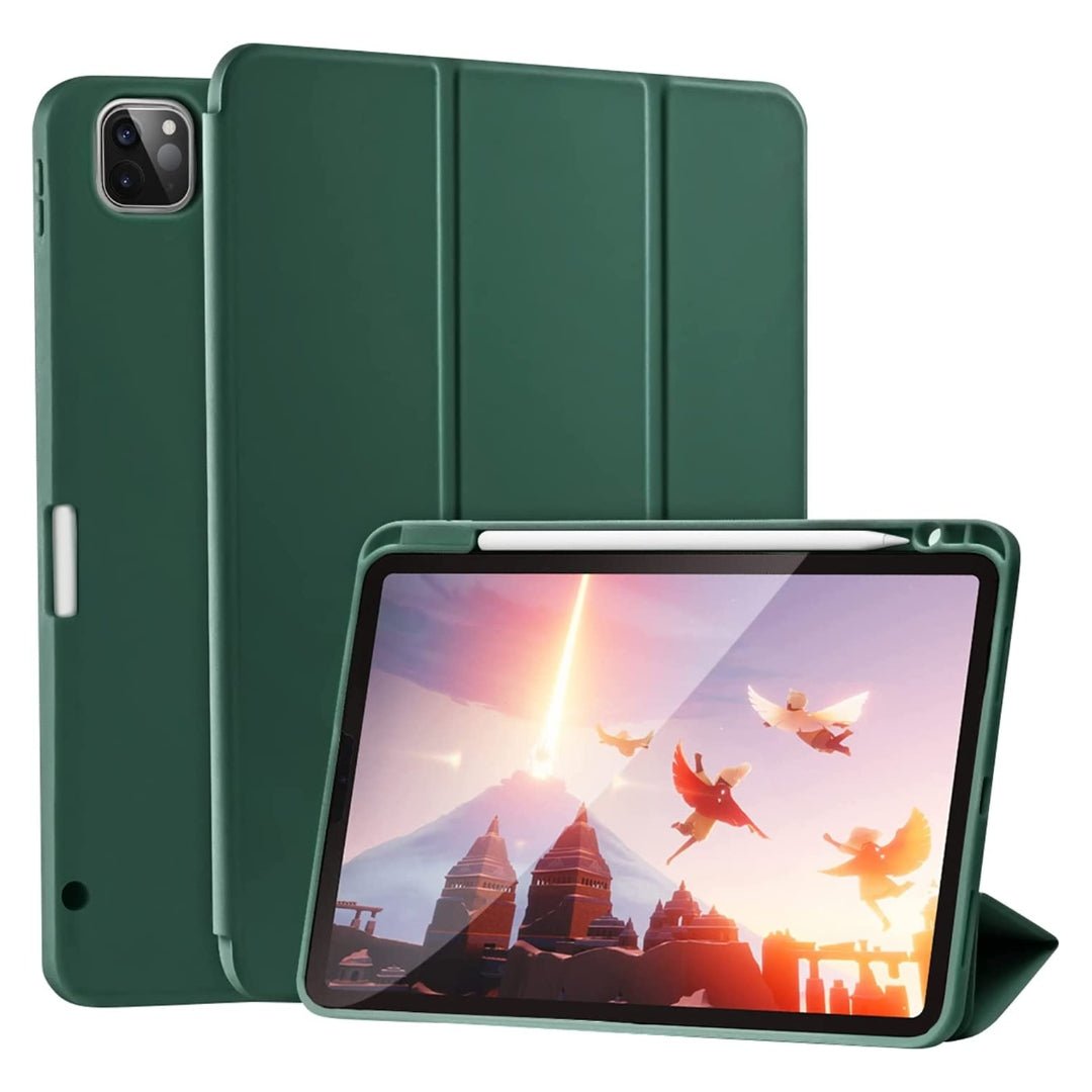 ZOVEEK - Smart Folio for iPad Pro 11-inch (4th, 3rd, 2nd and 1st Generation) - Midnight Green - - Maxandfix -