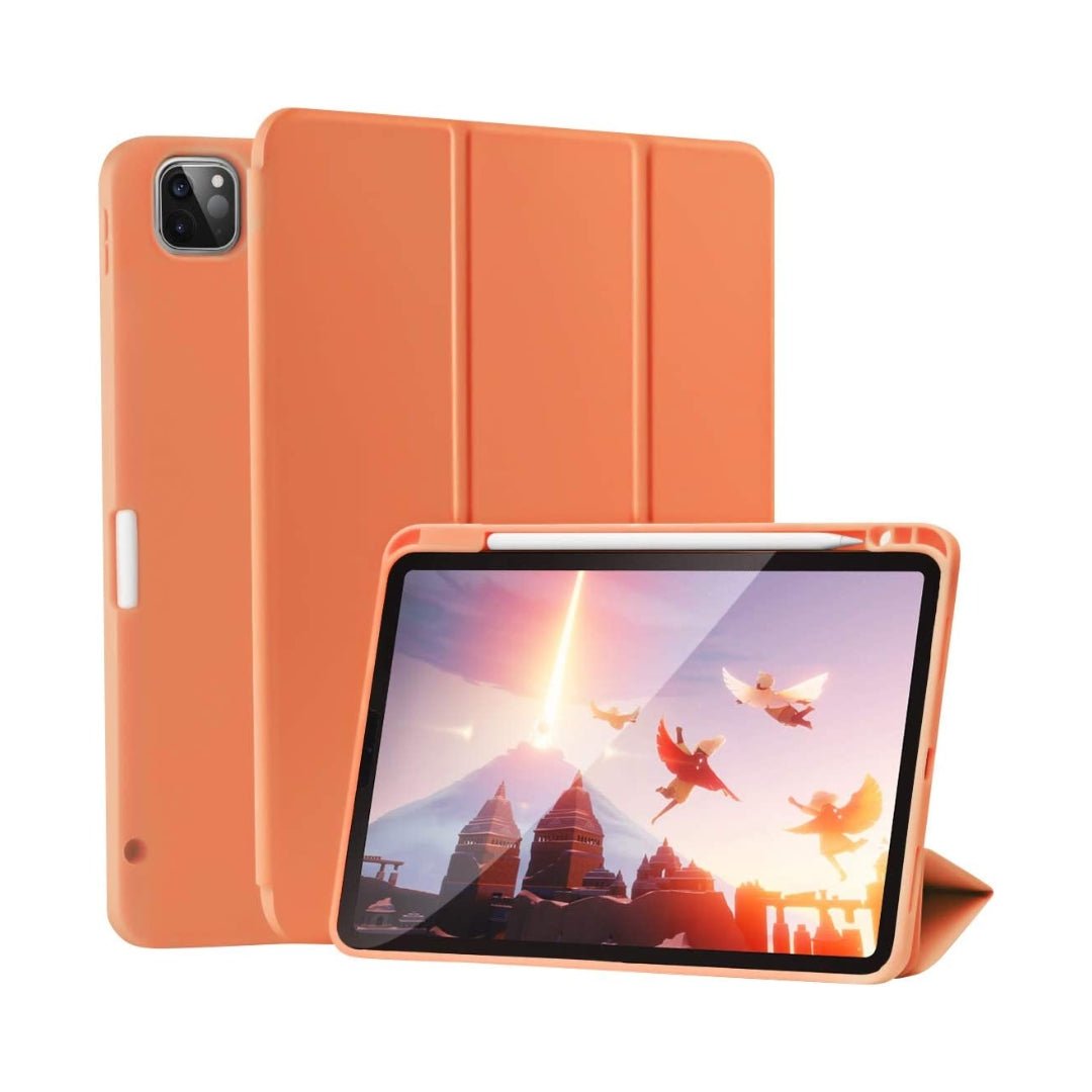 ZOVEEK - Smart Folio for iPad Pro 11-inch (4th, 3rd, 2nd and 1st Generation) - Orange - - Maxandfix -