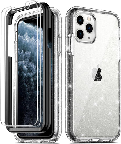 iPhone 11 Pro Case with x 2 Tempered Glass Screen Protector